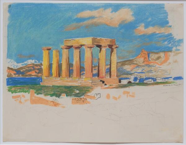 Temple of Apollo, Corinth, at Midafternoon